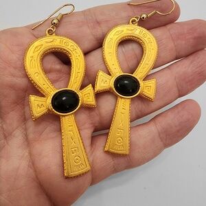Vintage Ankh Earrings